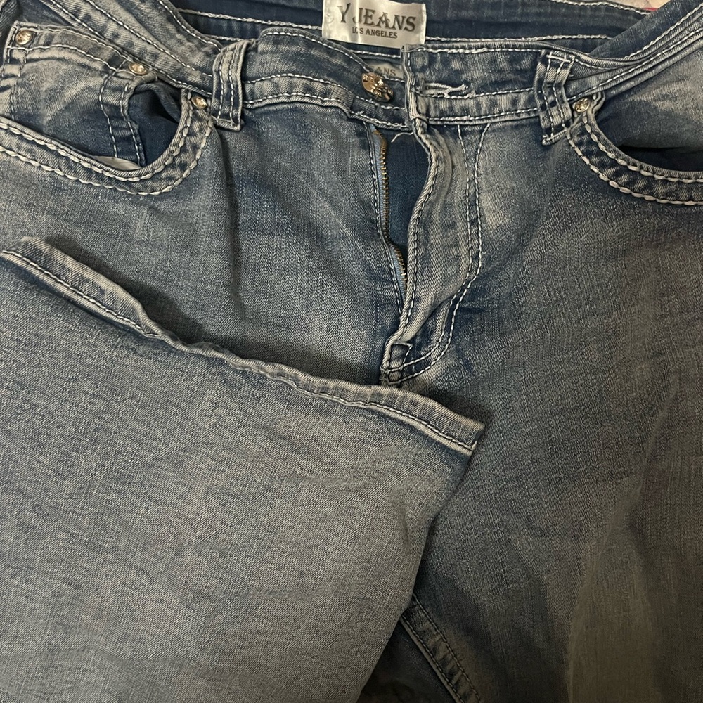 Womens light washed jeans